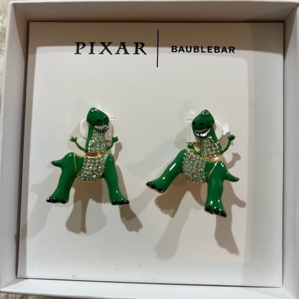 BAUBLEBAR Pixar Earrings Green/Gold New